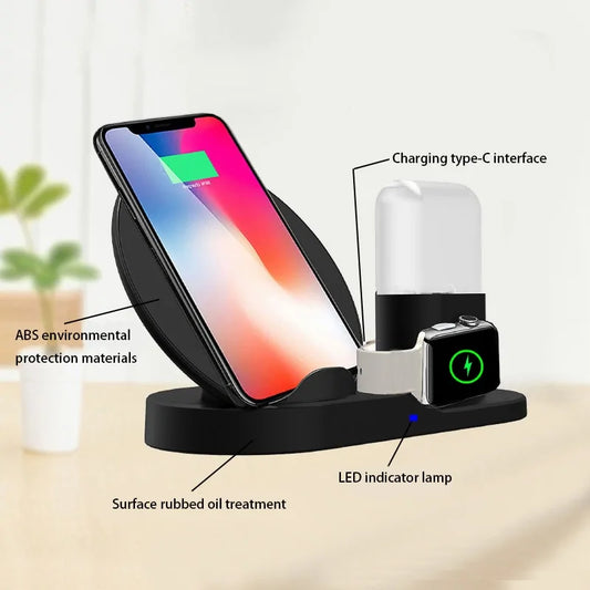 3-In-1 Wireless Charger Dock Station - Puritific