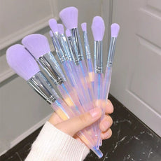 Purple Makeup Brush Set - Puritific