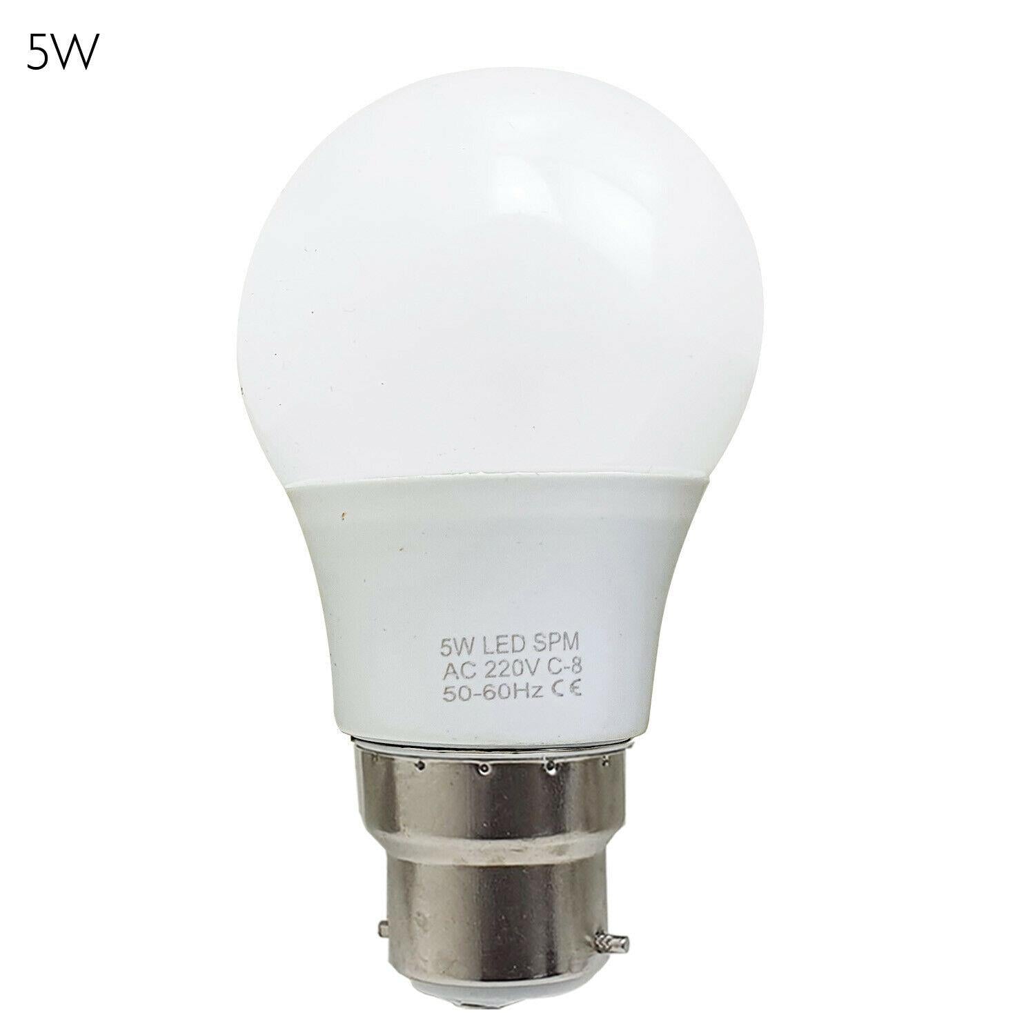 3 X LED Lamp 3W-25W B22 GLS Light Bulbs Cool White A+ Lighting~5339-9