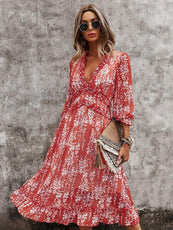 Fashion Long Sleeve Midi Dress - Puritific