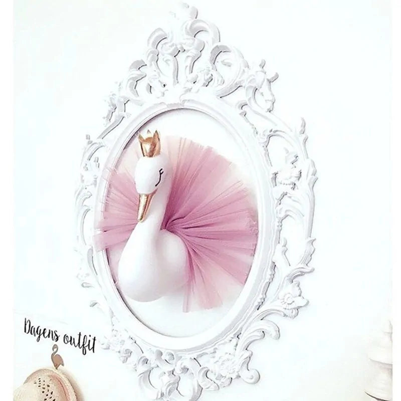 Flamingo Wall Mount Stuffed Toy - Puritific