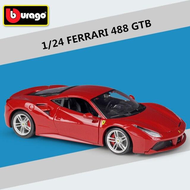 Ferrari 488 GTB Alloy Sports Car Model - Puritific