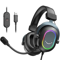 Fifine Dynamic RGB Gaming Headset with Mic Over-Ear - Puritific