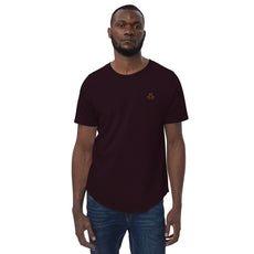 Coffee Clover Men's Curved Hem T-Shirt-3