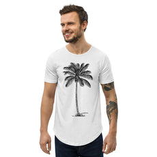 Coco Palm Men's Curved Hem T-Shirt-9