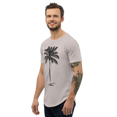 Coco Palm Men's Curved Hem T-Shirt-3