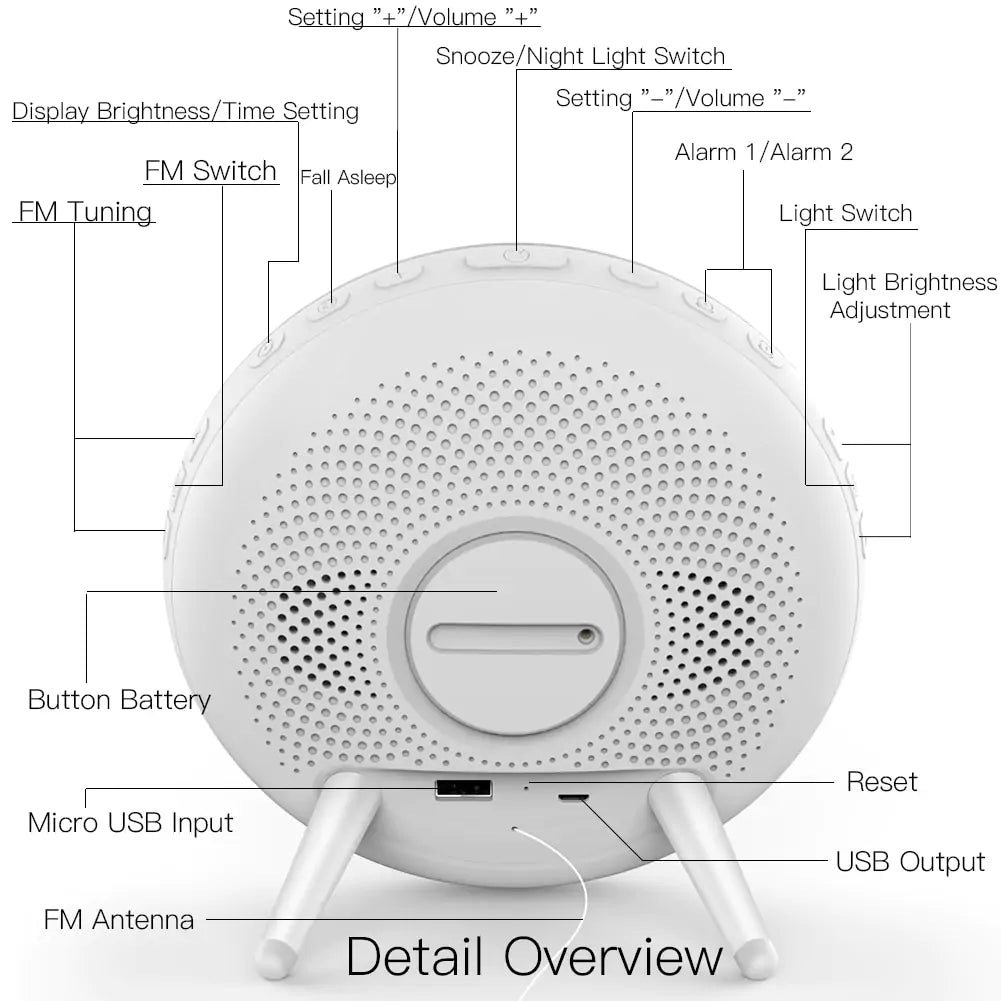 Wake-up Light Clock - Puritific