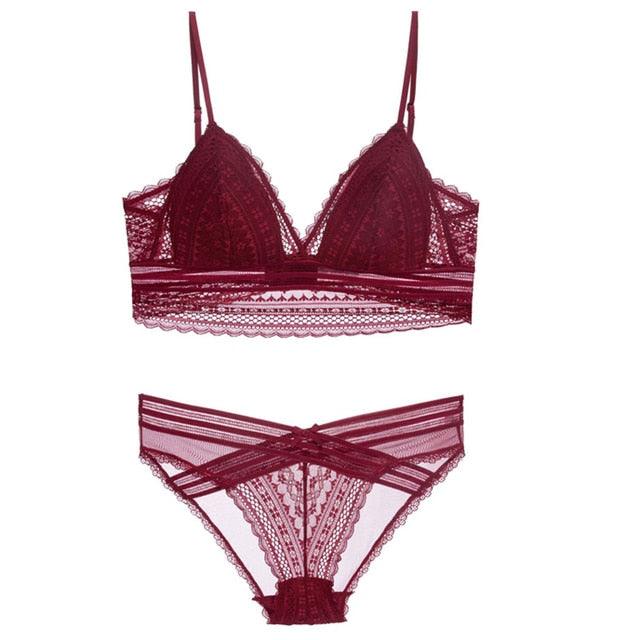 French Sexy Lace Underwear Set - Puritific