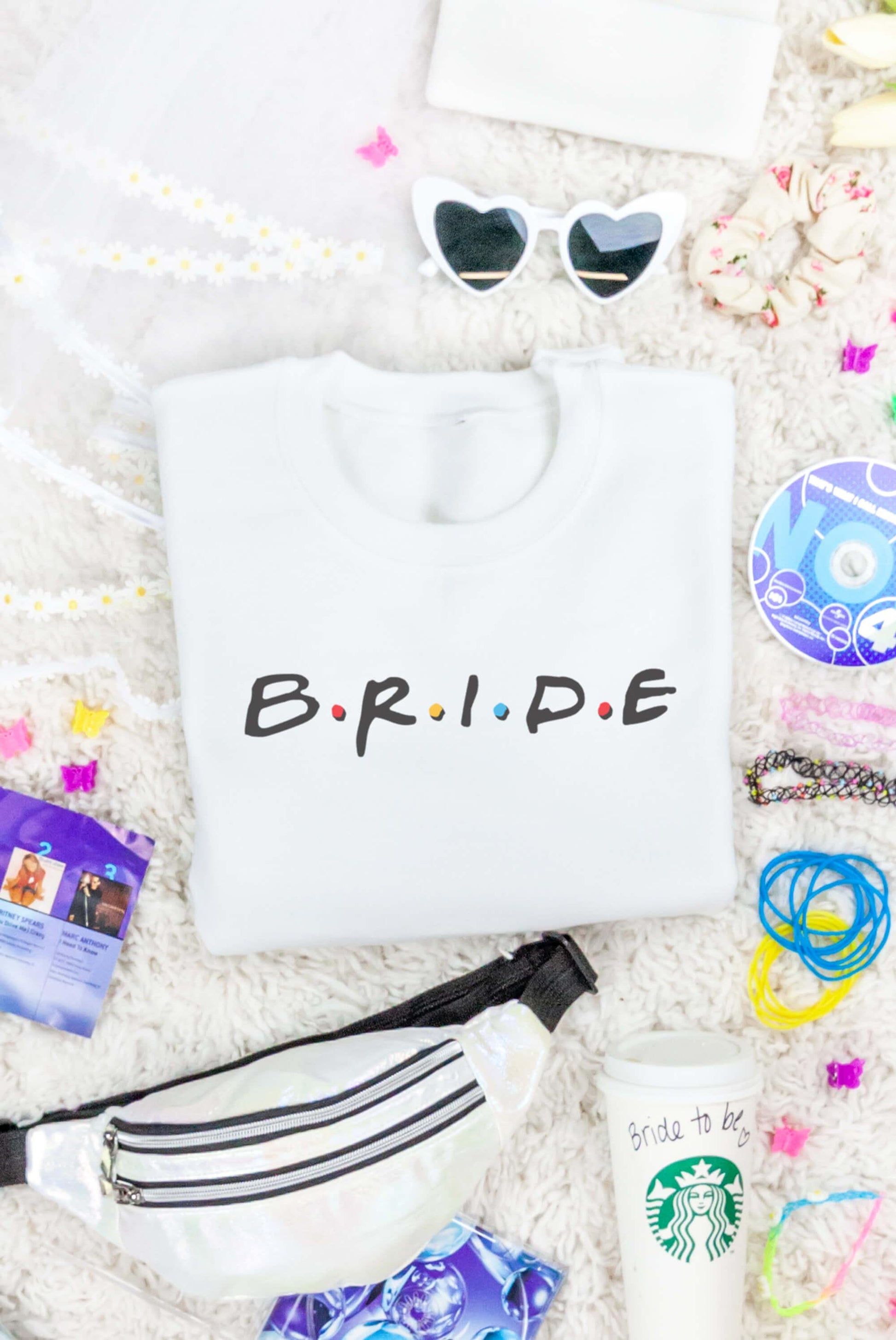 FRIENDS - Bride | Amigas 90s Sweatshirts - Puritific