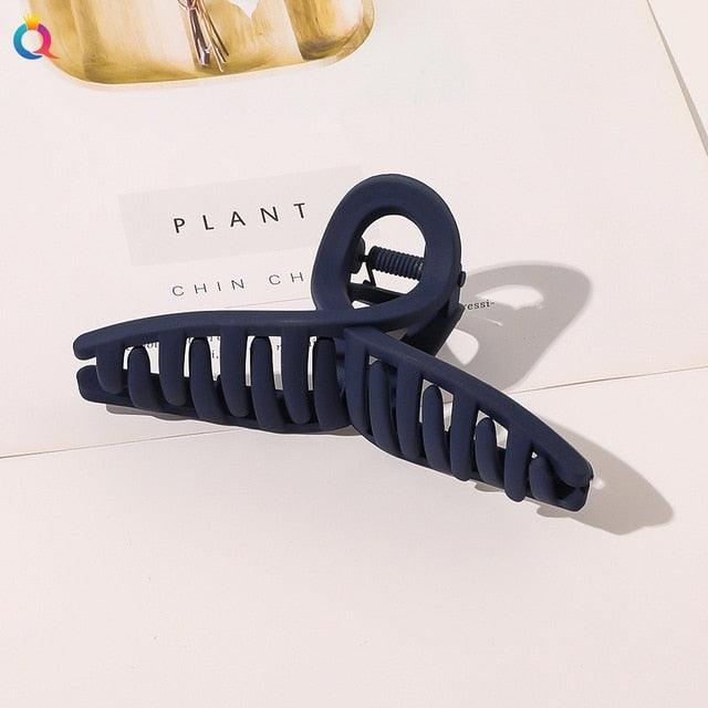 Frosted Plastic Hair Claw - Puritific