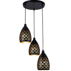 3-Light Cluster Pendant Hanging Light Fixture, Hanging Light,Contemporary~5108-1