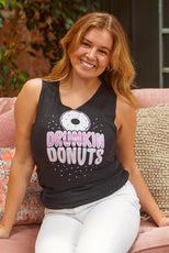 Funny Donut Bachelorette Tank Tops - He Put a Ring On It | Drunkin Donuts - Puritific