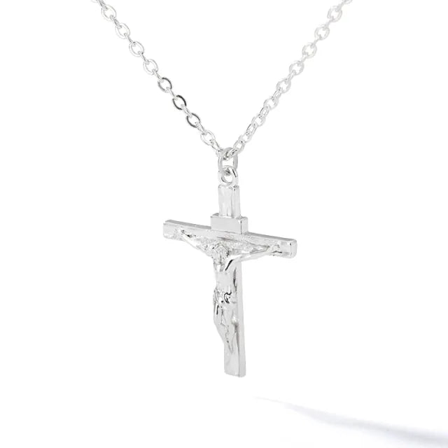 Stainless Steel Chain Cross Necklace - Puritific