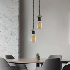 Single ceiling pendant light E27 base hanging chain light~ 5128-0