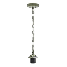 Single ceiling pendant light E27 base hanging chain light~ 5128-12