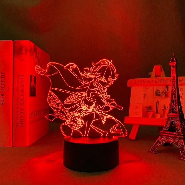 Genshin Impact Night Light 3D Illusion - Puritific