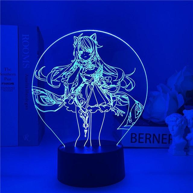 Genshin Impact Night Light 3D Illusion - Puritific