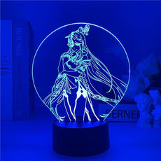 Genshin Impact Night Light 3D Illusion - Puritific