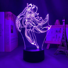 Genshin Impact Night Light 3D Illusion - Puritific