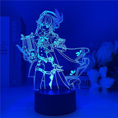 Genshin Impact Night Light 3D Illusion - Puritific