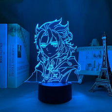 Genshin Impact Night Light 3D Illusion - Puritific