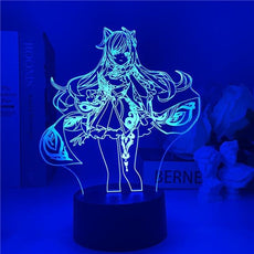 Genshin Impact Night Light 3D Illusion - Puritific