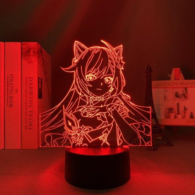 Genshin Impact Night Light 3D Illusion - Puritific