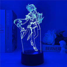 Genshin Impact Night Light 3D Illusion - Puritific