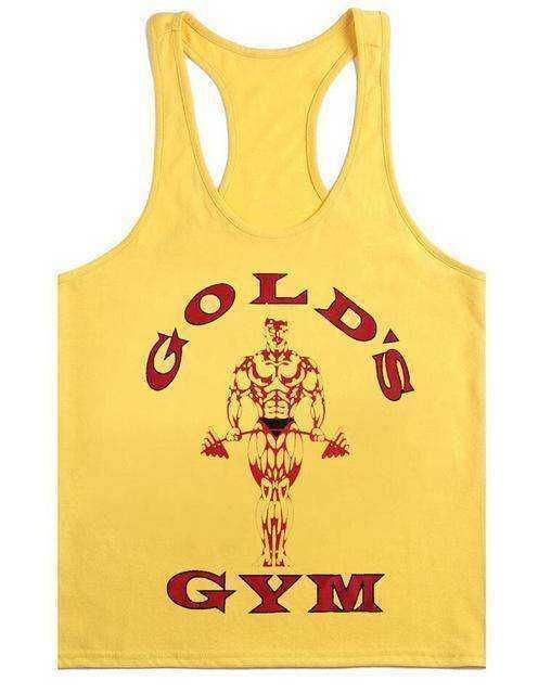 Golds Aesthetic Gym Tank Top Men - Puritific