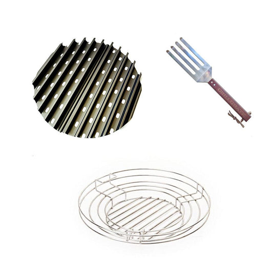 Premier/Pro Grill Grate Combo - Includes Grill Grate, Lifting Tool and Wide Charcoal Basket-0