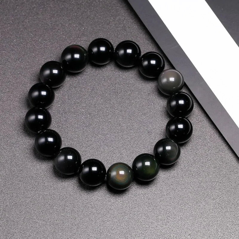 Natural Colorful Obsidian Bracelet - Puritific