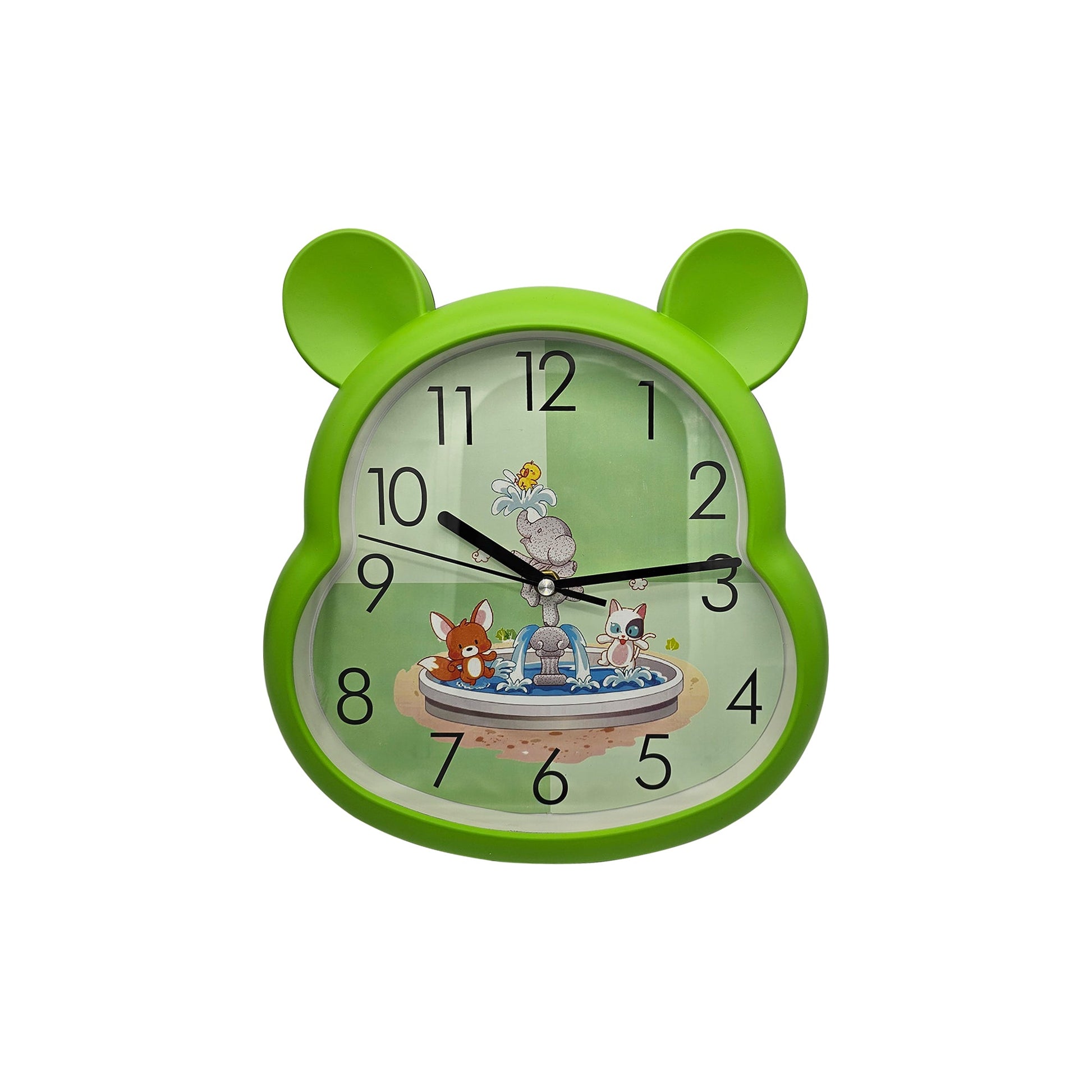 Bear Shaped Wall Clock for Children's Room with Quartz Movement~5169-6