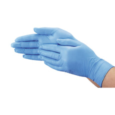 Sky Blue 4 Mil Nitrile Gloves Powder-Free - Sold By The Case-2