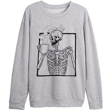 Halloween Casual Printing Sweatshirt - Puritific