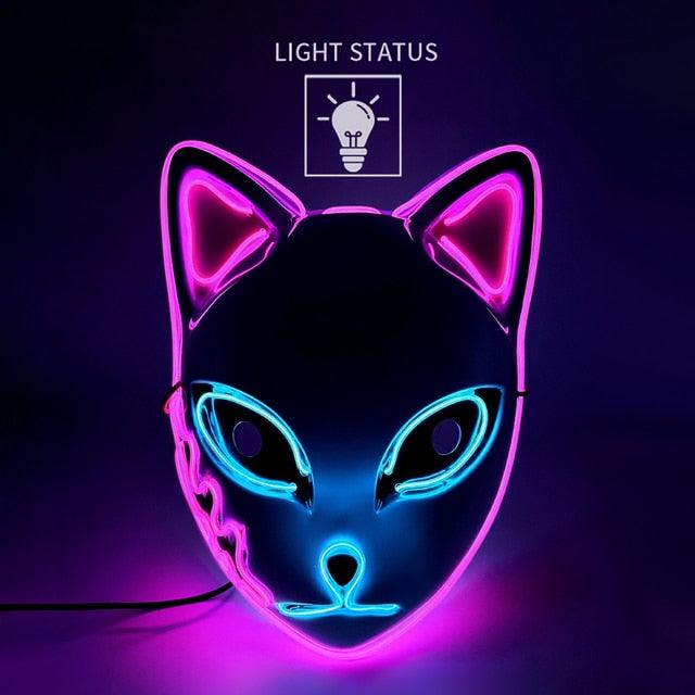 Halloween LED Glowing Cat Mask - Puritific