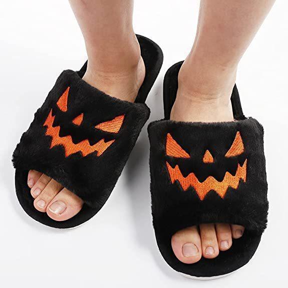 Halloween Pumpkin Slippers - Puritific