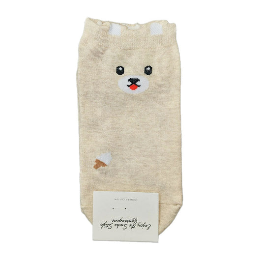 Happy Animal Ankle Socks-1