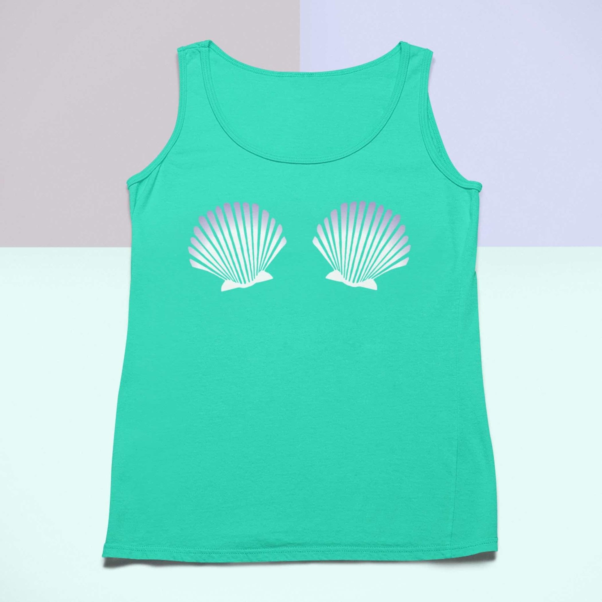 I Washed Up Like This Mermaid | Shell Yeah Beaches! Tank Tops - Puritific