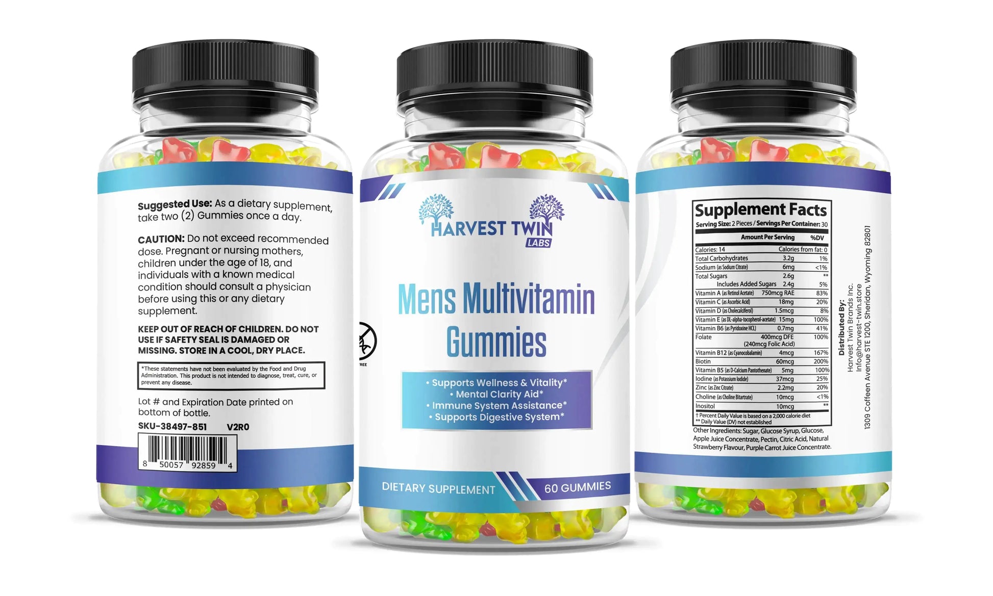 Men's Multivitamin Gummies - Puritific