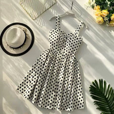 Summer Dress With Ruffles And Bare Shoulders - Puritific