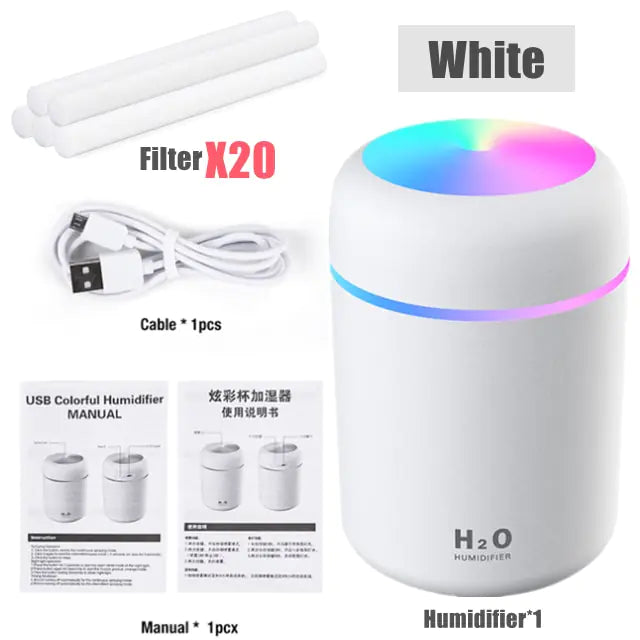 Colorful Cup Humidifier Mini Aroma Diffuser With Cool Mist - Puritific