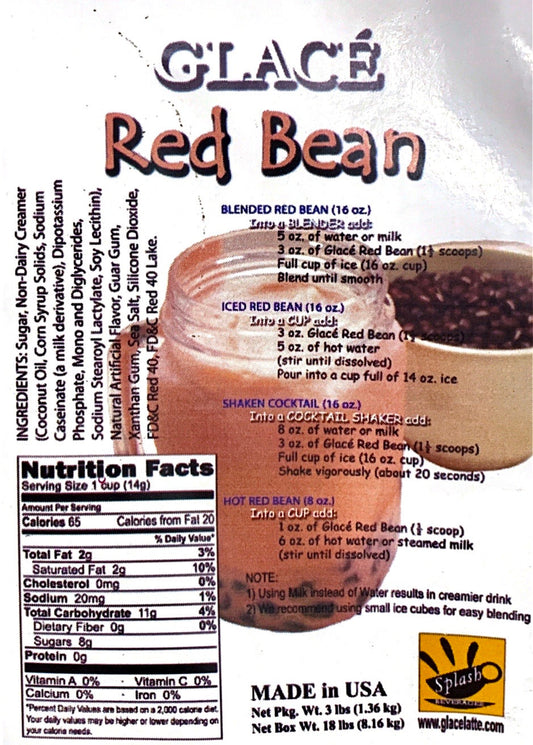 Red Bean 4 in 1 Bubble Tea / Latte and Frappe Mix-1