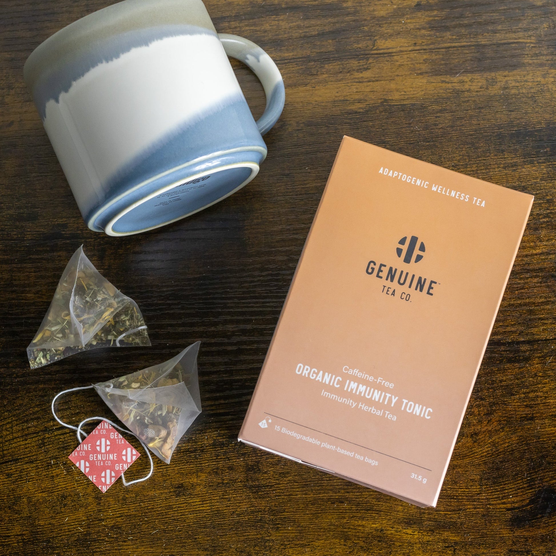 Pyramid Tea Bags - Organic Immunity Tonic  - Genuine Tea Company - Toronto - Canada-1