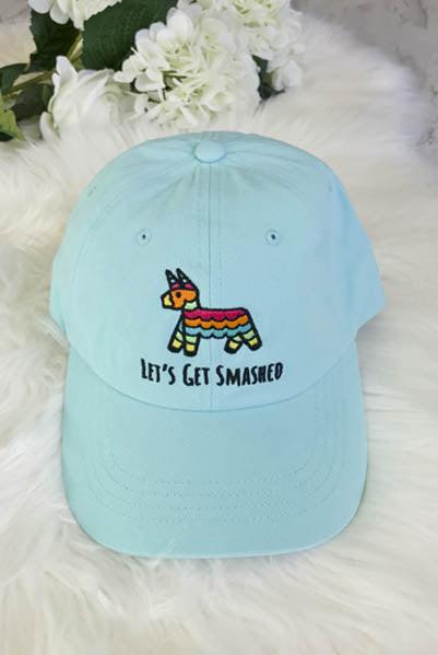 It's My Final Fiesta | Let's Get Smashed - Embroidered Bachelorette Party Dad Hats - Puritific