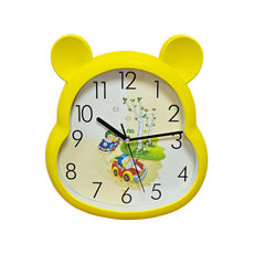 Bear Shaped Wall Clock for Children's Room with Quartz Movement~5169-8