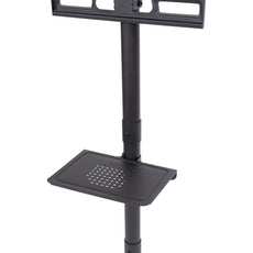 Metal Mobile TV Stand On Wheels