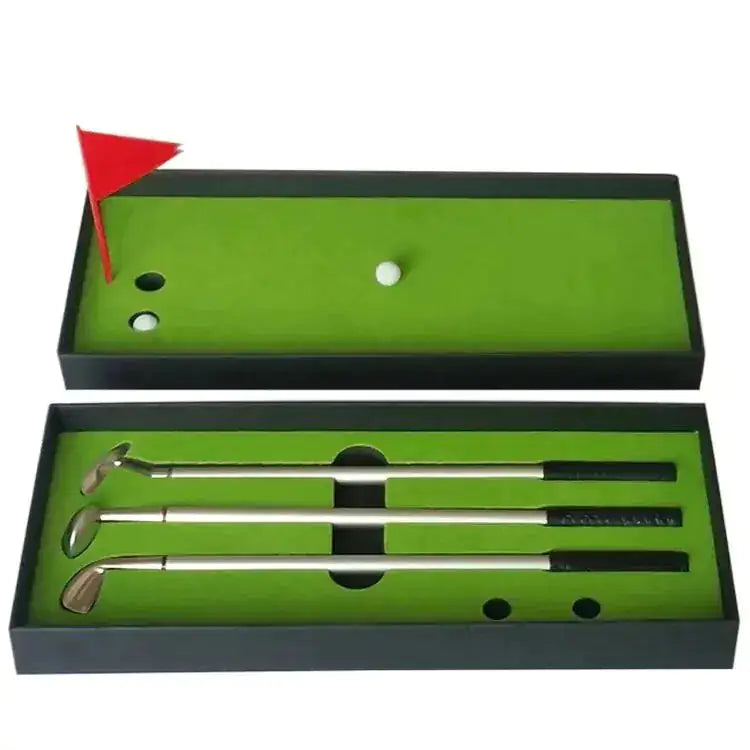 Golf Ball Pen Gift Set With Flag Ballpoint - Puritific