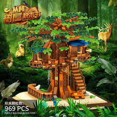 Jungle Tree House Bricks Toys - Puritific