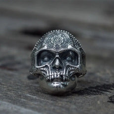 Skull Ring Mandala Flower - Puritific