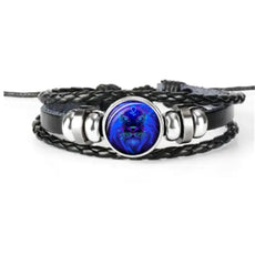 Zodiac Constellation Bracelet Braided Design Bracelet For Men Women Kids - Puritific